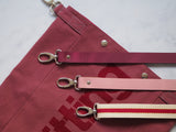 Roll & Stroll Bag - Crochet - Rosewood - printed red