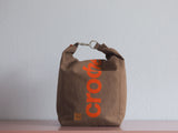 Roll & Stroll Bag - Crochet - Saddle - printed orange