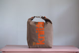 Roll & Stroll Bag - Saddle - printed orange