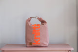 Roll & Stroll Bag - Blush - printed orange