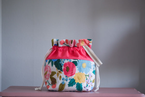 Maxi Project Bag - Large Flowers