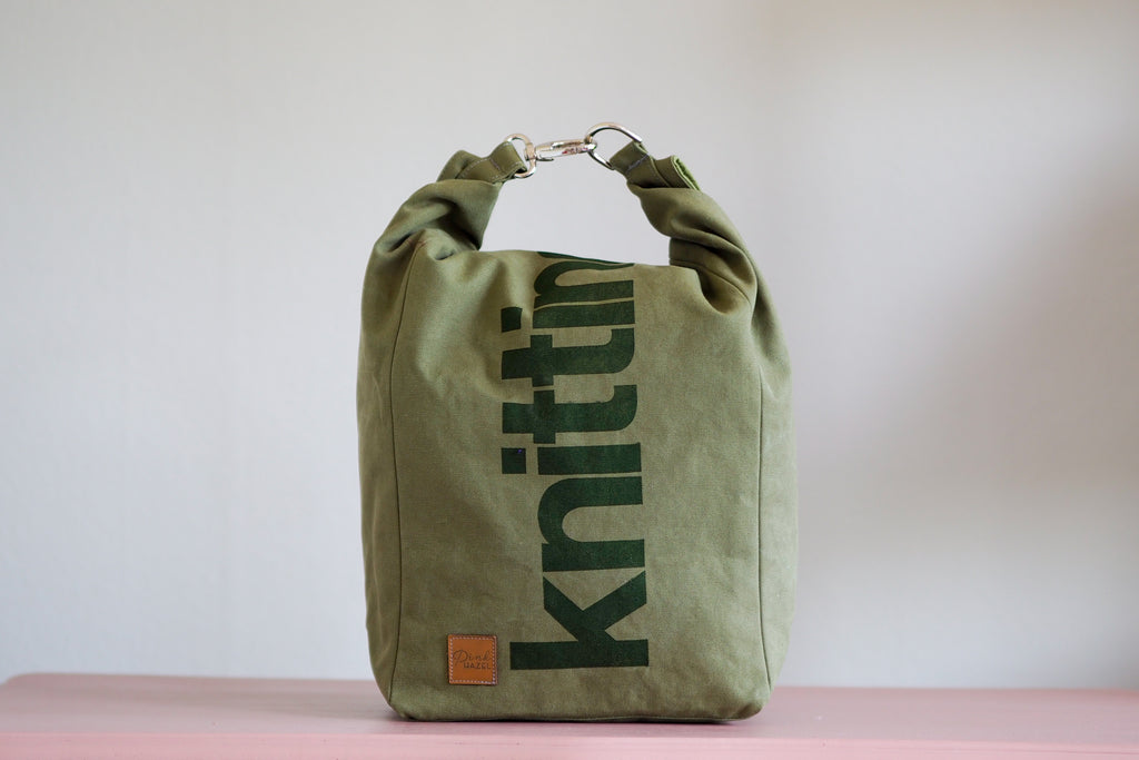 Roll & Stroll Bag - Pine - printed green