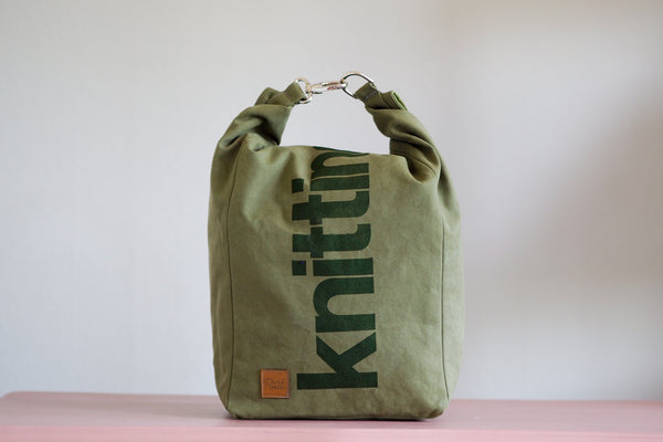 Roll & Stroll Bag - Pine - printed green