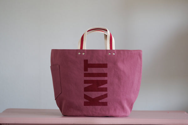 Tote Bag - Rosewood - printed red