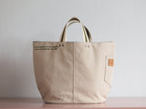 Tote Bag - Monstera - grey mist