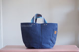 Tote Bag - Navy - printed silver