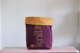 Roll & Stroll Bag - Mulberry - printed gold