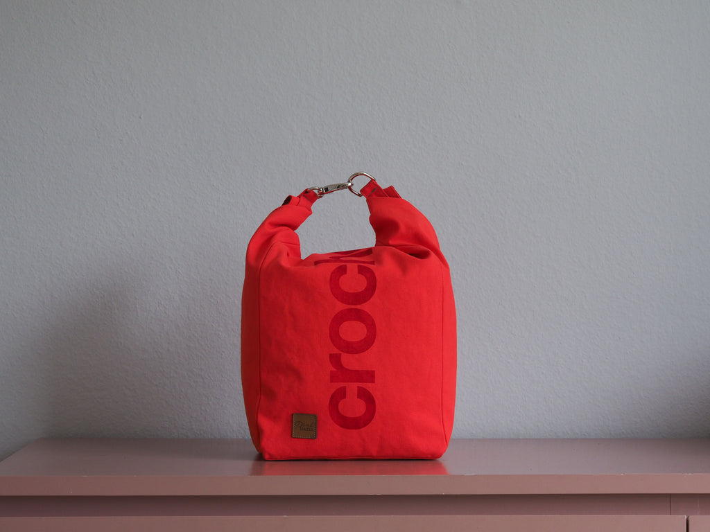 Roll & Stroll Bag Crochet - Red - printed red
