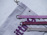 Roll & Stroll Bag - Crochet - Pale Purple - printed purple