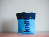 Roll & Stroll Bag - Sky Blue - printed blue