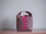 Roll & Stroll Bag - Grape - printed pink