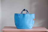 Tote Bag - Sky Blue - printed blue