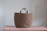 Tote Bag - Saddle - printed gold