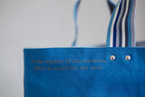 Tote Bag - Barry Blue - printed