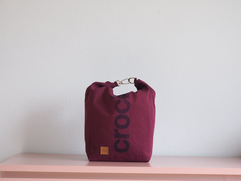 Roll & Stroll Bag Crochet - Mulberry - printed raisin