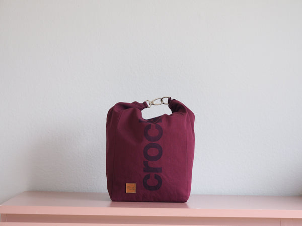 Roll & Stroll Bag Crochet - Mulberry - printed raisin