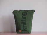 Roll & Stroll Bag - Green Khaki - printed green
