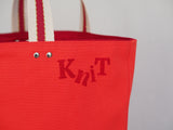Small Tote Bag - Red - red dots
