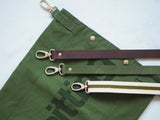 Roll & Stroll Bag - Crochet - Green Khaki - printed green