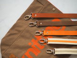 Roll & Stroll Bag - Crochet - Saddle - printed orange