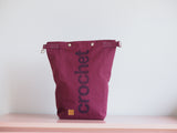 Roll & Stroll Bag Crochet - Mulberry - printed raisin