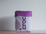 Roll & Stroll Bag - Crochet - Pale Purple - printed purple