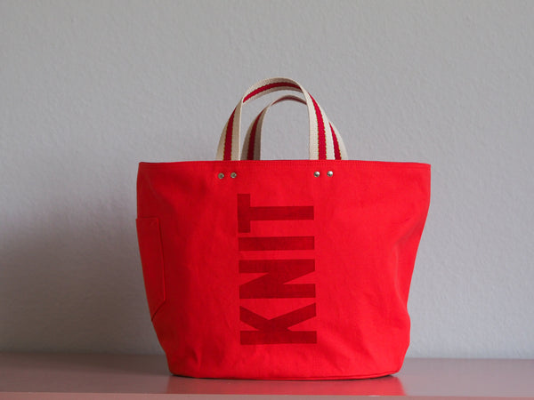 Tote Bag - Red - printed red