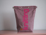 Roll & Stroll Bag - Grape - printed pink
