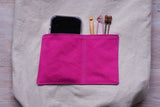 Roll & Stroll Bag - Pink Crochet - printed