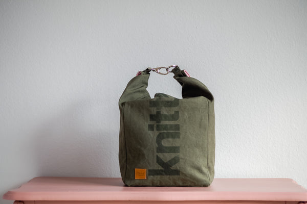 Roll & Stroll Bag - Pine - printed green