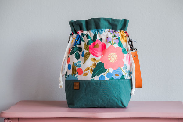 Edinbag - Bold Flowers metallic