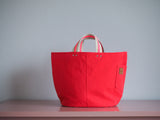 Tote Bag - Red - printed pink (low contrast)