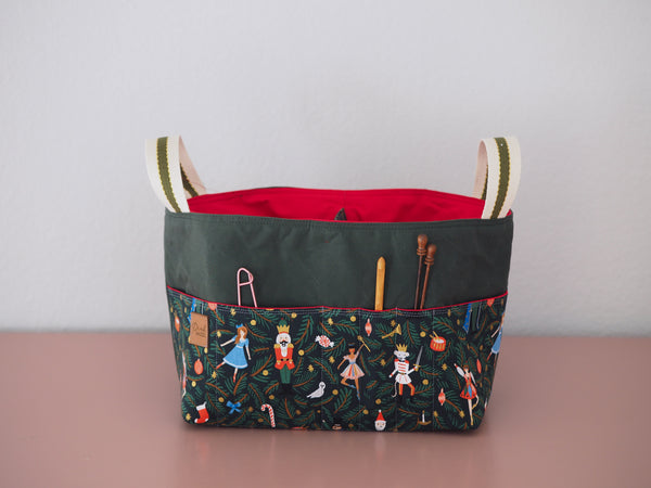 Basket - Nutcracker green