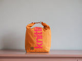Roll & Stroll Bag - Orange - printed pink