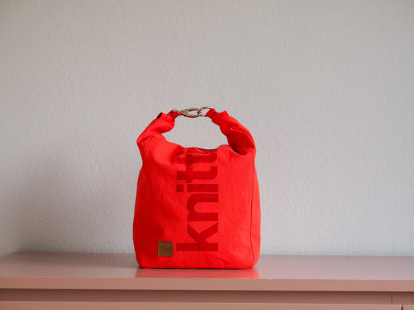 Roll & Stroll Bag - Red - printed red