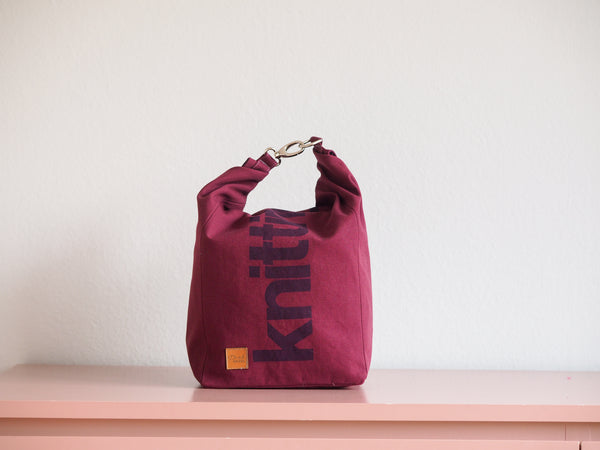 Roll & Stroll Bag - Mulberry - printed raisin