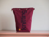 Roll & Stroll Bag - Mulberry - printed raisin
