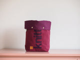 Roll & Stroll Bag - Mulberry - printed raisin