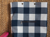 Roll & Stroll Bag - Canmore - blue denim printed gold