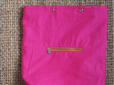 Roll & Stroll Bag - Orange - printed pink