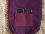 Roll & Stroll Bag - Mulberry - printed raisin