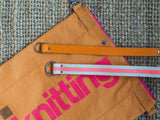 Roll & Stroll Bag - Orange - printed pink