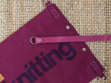 Roll & Stroll Bag - Mulberry - printed raisin