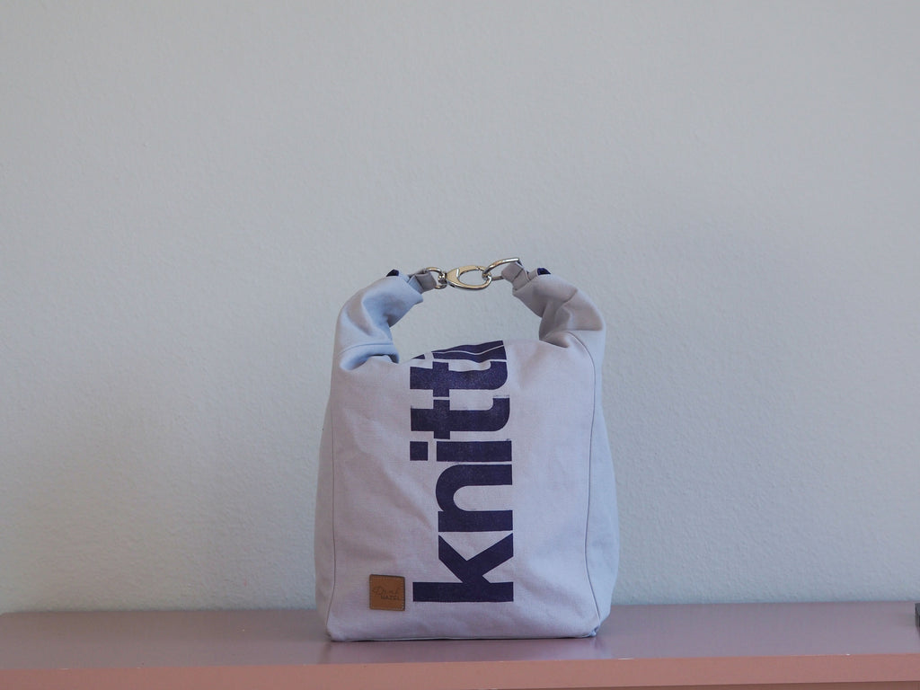 Roll & Stroll Bag - Pale Purple - printed purple